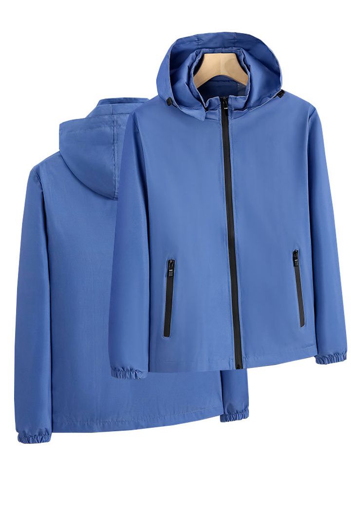 Mens Sportswear Waterproof 100%Polyester Hiking Jacket print logo 24