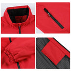 Mens Outdoor Activewear  100%Nylon Hiking Jacket M-809 print logo 17