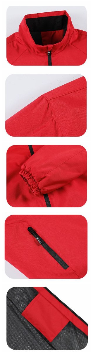 Mens Outdoor Activewear  100%Nylon Hiking Jacket M-809 print logo 31