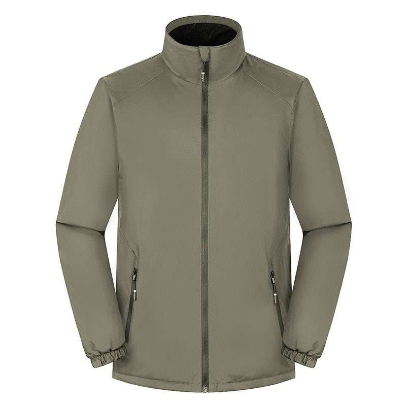 Mens Outdoor Activewear  100%Nylon Hiking Jacket M-809 print logo 11