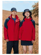 Mens Outdoor Windbreaker  100%Polyester Hiking Jacket M-909 print logo 31