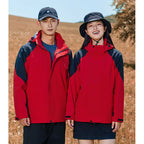 Mens Outdoor Windbreaker  100%Polyester Hiking Jacket M-909 print logo 39