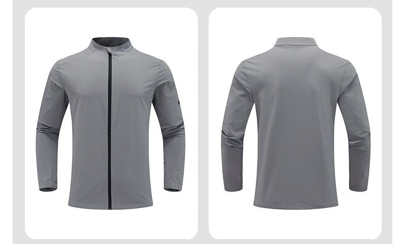 Mens Activewear Sports  88%Nylon 12%Spandex Jacket M-D42181 print logo 29