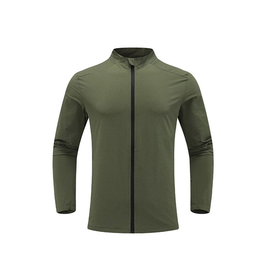 Mens Activewear Sports  88%Nylon 12%Spandex Jacket M-D42181 print logo 13