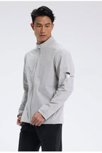 Mens Activewear Sports  88%Nylon 12%Spandex Jacket M-D42181 print logo 22