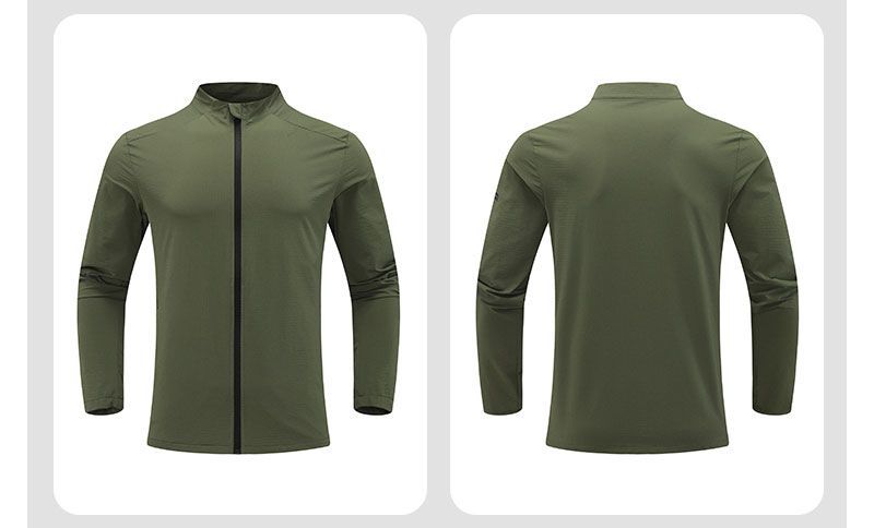 Mens Activewear Sports  88%Nylon 12%Spandex Jacket M-D42181 print logo 30