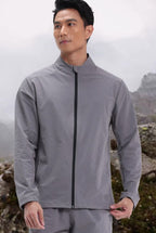 Mens Activewear Sports  88%Nylon 12%Spandex Jacket M-D42181 print logo 7