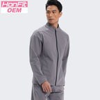 Mens Activewear Sports  88%Nylon 12%Spandex Jacket M-D42181 print logo 16