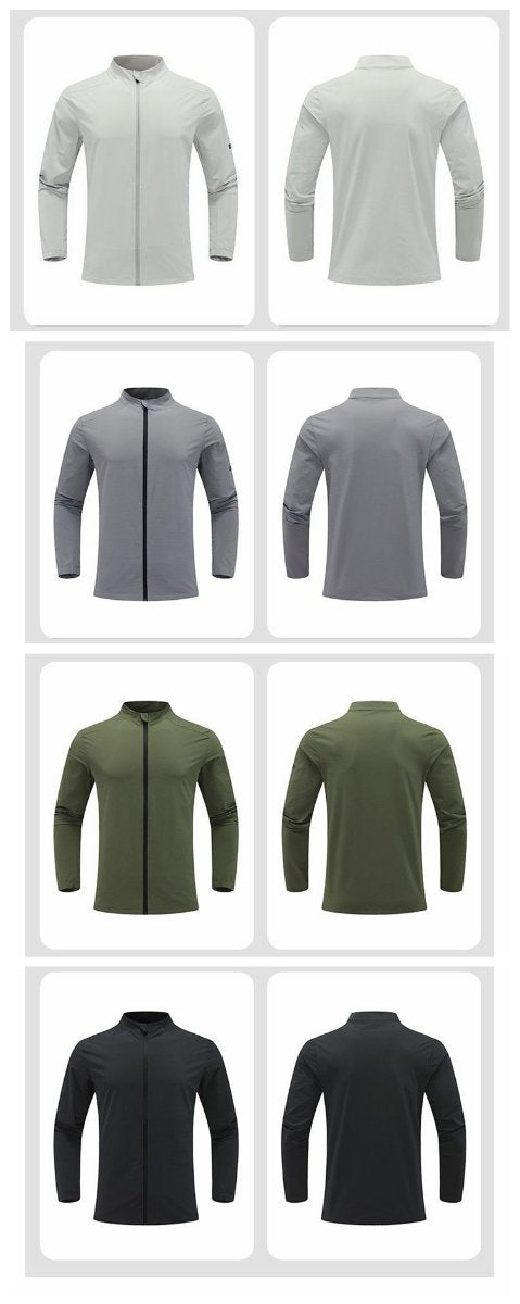 Mens Activewear Sports  88%Nylon 12%Spandex Jacket M-D42181 print logo 20