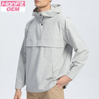 Mens Casual Sports  90%Nylon 10%Spandex Jacket M-W002 print logo 12