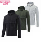 Mens Casual Sports  90%Nylon 10%Spandex Jacket M-W002 print logo 17
