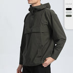 Mens Casual Sports  90%Nylon 10%Spandex Jacket M-W002 print logo 10