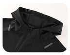 Mens Casual Fitness  90%Polyester 10%Spandex Jacket M-W007 print logo 21