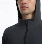 Mens Casual Fitness  90%Polyester 10%Spandex Jacket M-W007 print logo 19