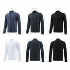 Mens Sportswear Workout  90%Polyester 10%Spandex Jacket M-W008 print logo 17