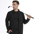 Mens Sportswear Workout  90%Polyester 10%Spandex Jacket M-W008 print logo 9