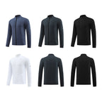 Mens Sportswear Workout  90%Polyester 10%Spandex Jacket M-W008 print logo 29