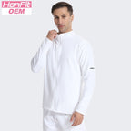 Mens Sportswear Workout  90%Polyester 10%Spandex Jacket M-W008 print logo 18
