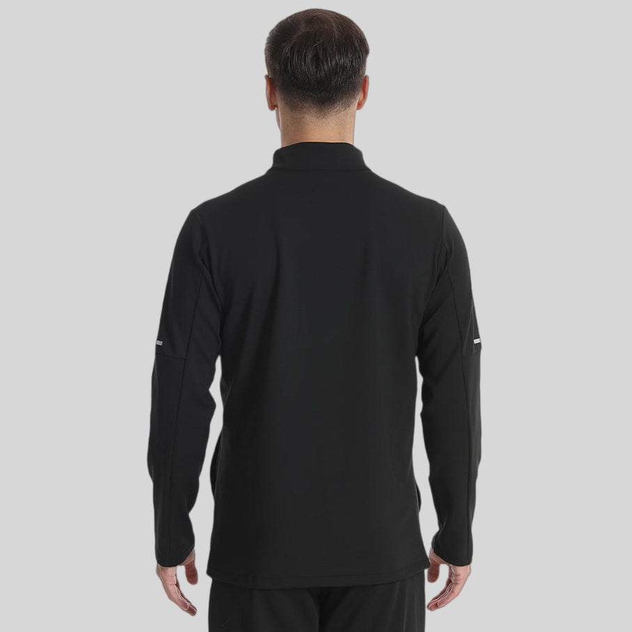 Mens Sportswear Workout  90%Polyester 10%Spandex Jacket M-W008 print logo 2