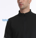 Mens Sportswear Workout  90%Polyester 10%Spandex Jacket M-W008 print logo 23