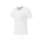 Custom 80GSM 100%polyester Lightweight Men's running shirts M001-1 print logo 9