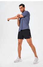 Custom 80GSM 100%polyester Lightweight Men's running shirts M001-1 print logo 29