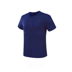 Custom 80GSM 100%polyester Lightweight Men's running shirts M001-1 print logo 5