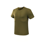 Custom 80GSM 100%polyester Lightweight Men's running shirts M001-1 print logo 18