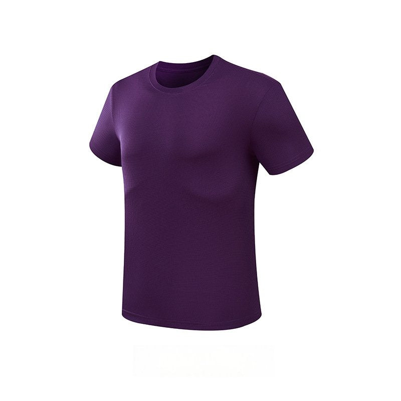 Custom 80GSM 100%polyester Lightweight Men's running shirts M001-1 print logo 26