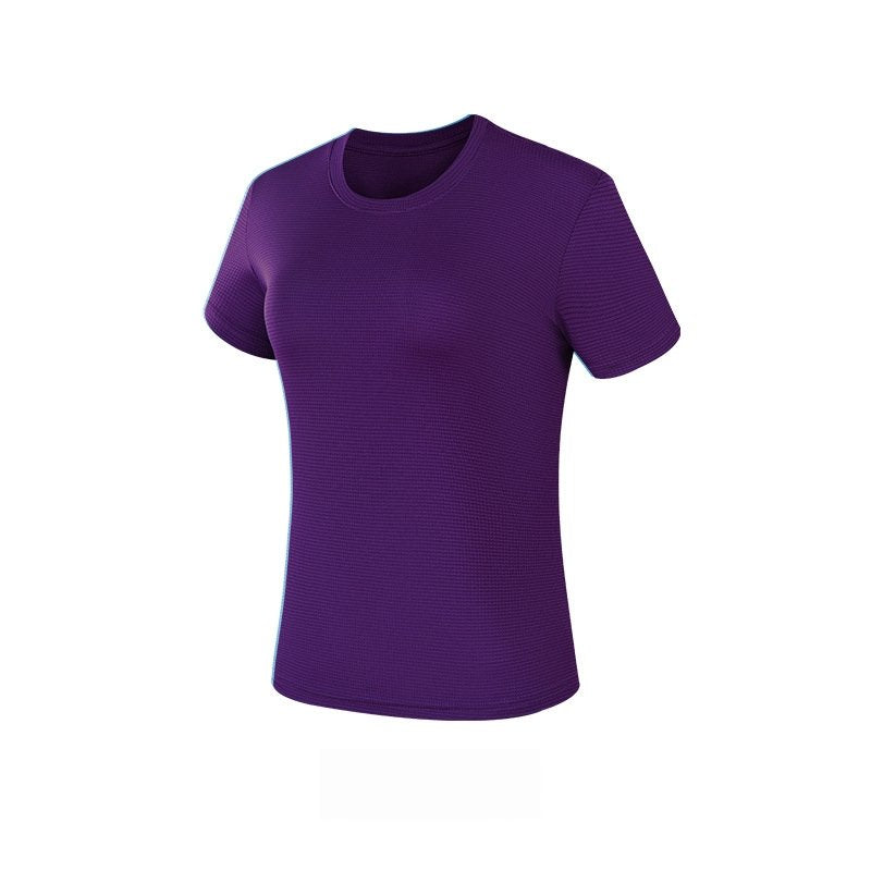 Custom 80GSM 100%polyester Lightweight Men's running shirts M001-1 print logo 11