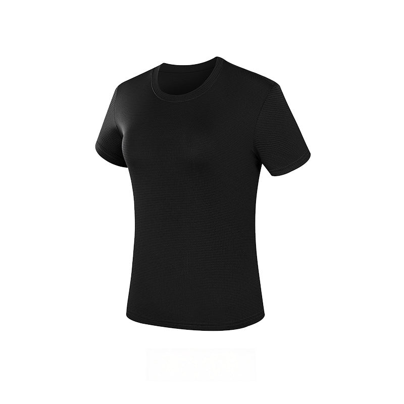Custom 80GSM 100%polyester Lightweight Men's running shirts M001-1 print logo 16