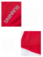 Custom 80GSM 100%polyester Lightweight Men's running shirts M002 print logo 25