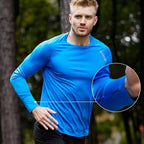 Custom 80GSM 100%polyester Lightweight Men's running shirts M002 print logo 1