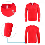 Custom 80GSM 100%polyester Lightweight Men's running shirts M002 print logo 5