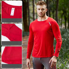 Custom 80GSM 100%polyester Lightweight Men's running shirts M002 print logo 7