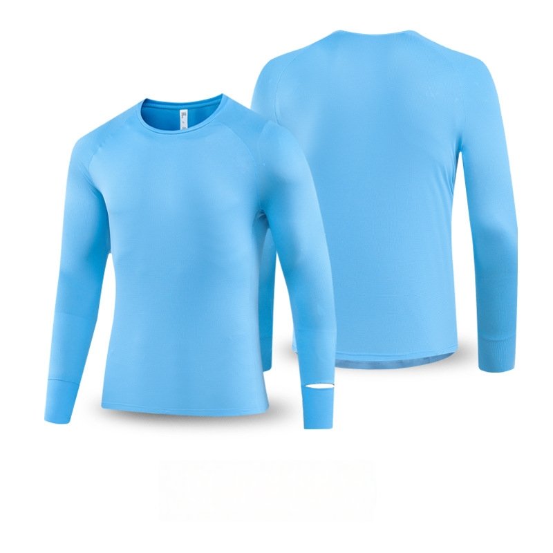 Custom 80GSM 100%polyester Lightweight Men's running shirts M002 print logo 3