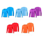 Custom 80GSM 100%polyester Lightweight Men's running shirts M002 print logo 8