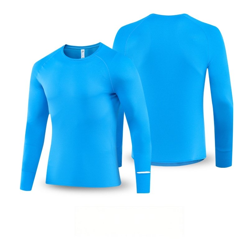 Custom 80GSM 100%polyester Lightweight Men's running shirts M002 print logo 4