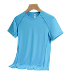 Custom 84%nylon 16%spandex Women's running shirts M010 print logo 1