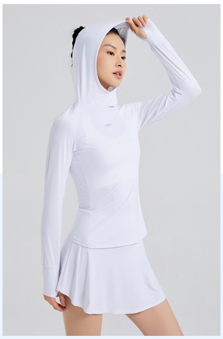 Custom 84%nylon 16%spandex Women's running shirts M011 print logo 16