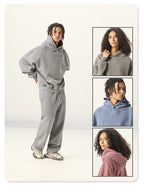 Mens Cropped 36.8%cotton 57.4%polyester 5.8%other fibers HOODIES M8305