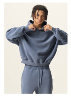 Mens Cropped 36.8%cotton 57.4%polyester 5.8%other fibers HOODIES M8305