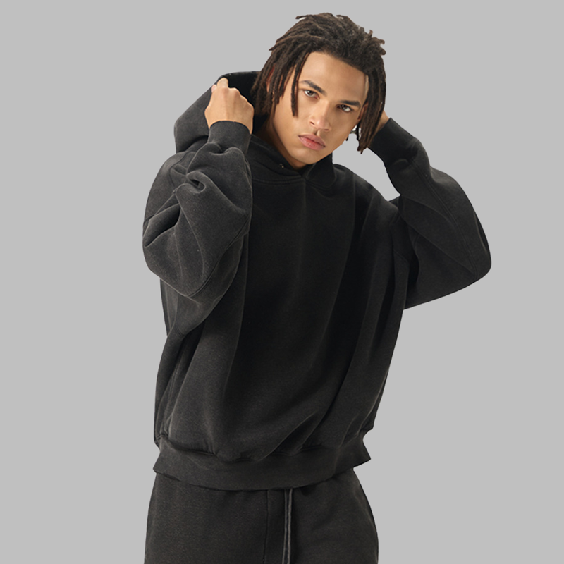 Mens Cropped 36.8%cotton 57.4%polyester 5.8%other fibers HOODIES M8305