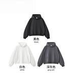 Mens Casual 56.44%Cotton 43.56%polyester Hoodie Sweatpants Set M8311-DK015 - HOODIES print logo 13