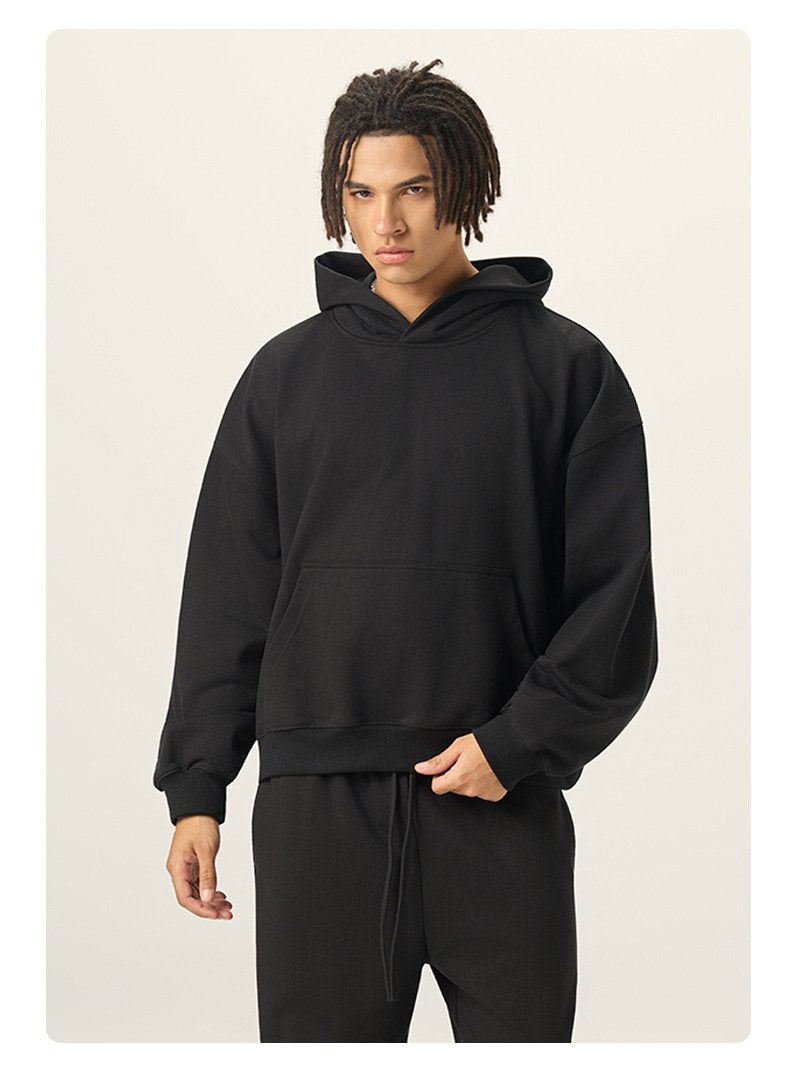 Mens Casual 56.44%Cotton 43.56%polyester Hoodie Sweatpants Set M8311-DK015 Set print logo 27