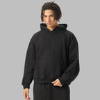 Mens Casual 56.44%Cotton 43.56%polyester Hoodie Sweatpants Set M8311-DK015