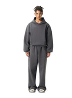 Mens Boxy Fit 50%cotton 50%polyester hoodie Sweatpants Set M8317-K7317 Set print logo 19