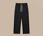 Mens Boxy Fit 50%cotton 50%polyester hoodie Sweatpants Set M8317-K7317 - sweatpant print logo 4