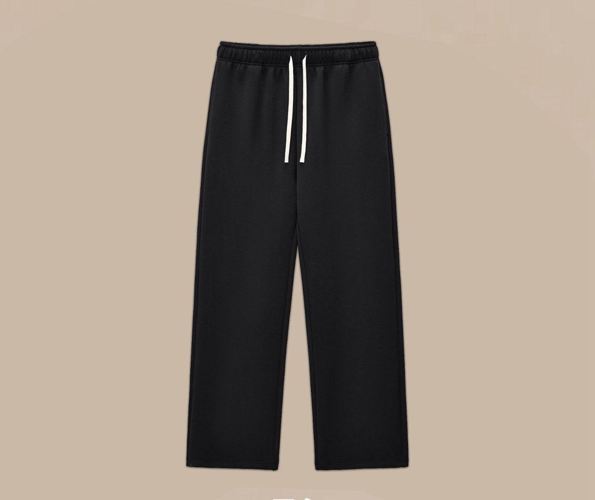 Mens Boxy Fit 50%cotton 50%polyester hoodie Sweatpants Set M8317-K7317 - sweatpant print logo 4