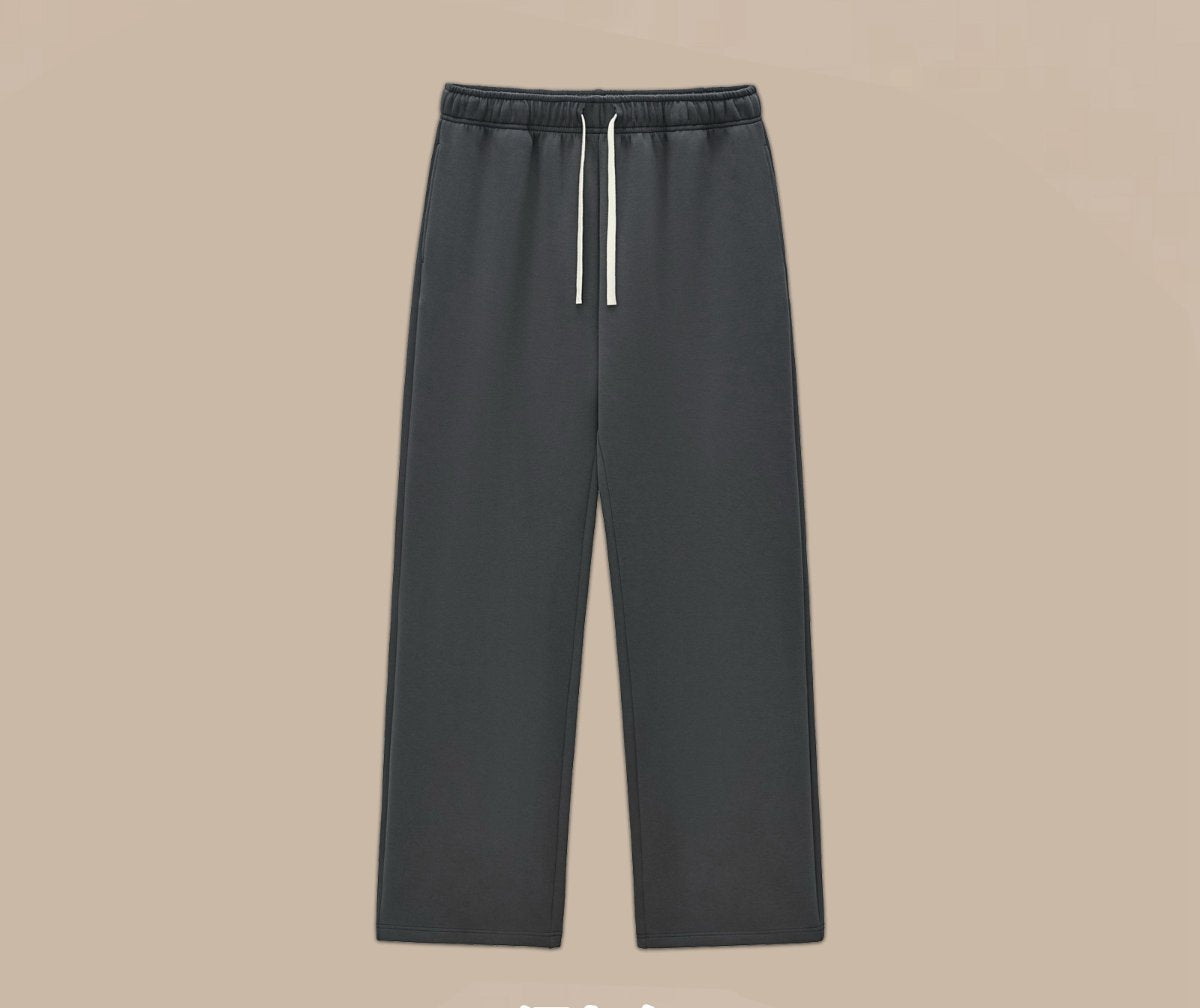 Mens Boxy Fit 50%cotton 50%polyester hoodie Sweatpants Set M8317-K7317 - sweatpant print logo 1